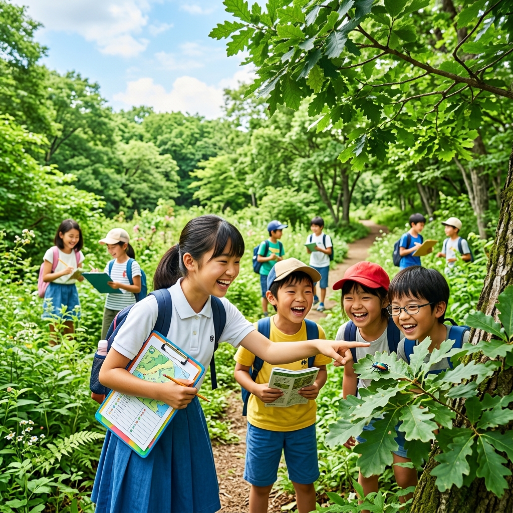 浜寺公園での自然体験